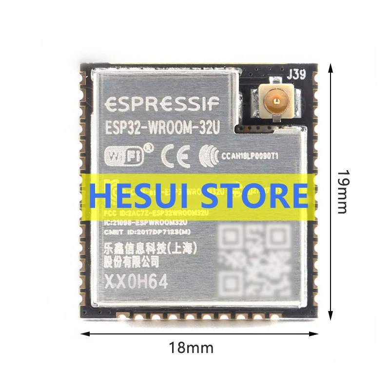 ESP32-WROOM-32U Dual-Core-WLAN- und Bluetooth-MCU Internet of Things-Funkmodul