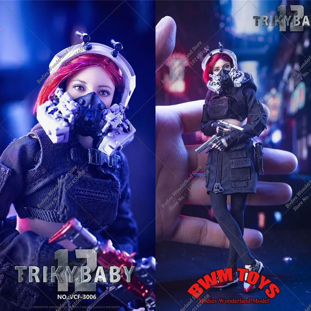 

Original VERYCOOL VCF-3006 1/12 Scale Palm Series Trickybaby 12 Rainbow 15cm Female Soldier Action Figure Model Doll