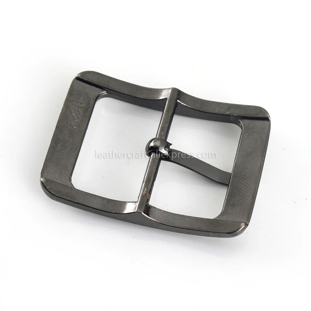 1x25mm moda metal banhado fivela de cinto barra central único pino fivela couro artesanato cinto cinta webbing apto para 23-24mm