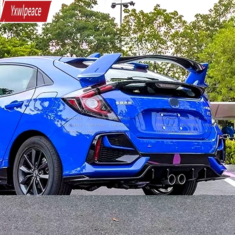 

For Honda Civic 2016 2017 2018 2019 2020 10th Gen FK7 Hatchback Type-R Style Rear Trunk Lip Spoiler Wing Body Kit Accessories