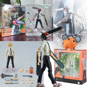 Bandai Shfiguarts Chainsaw Man Denji Figma #586 Figura de acción de anime Modelo PVC Regalos de juguete coleccionables móviles 10 mejores ventas sh figuarts bootleg - №4