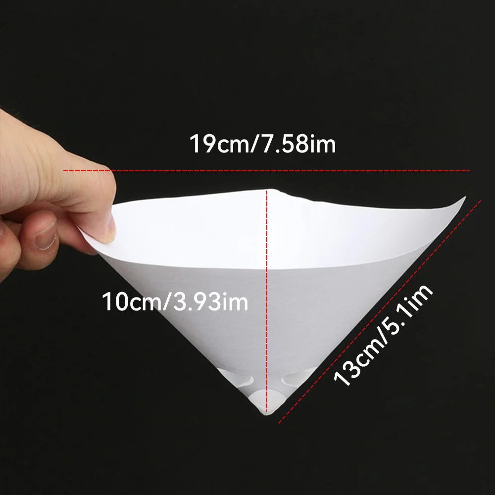 10/20/50/100Pcs Disposable Car Paint Spray Mesh Paper Filter Purifying Straining Funnel Paint Filter Conical Nylon Paper Funnel