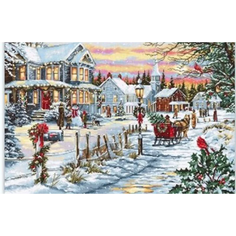 

7261 Наборы для вышивки крестом Картины для вышивки крестом 14 карат 18 карат Набор для вышивки крестом Игла для вышивания Искусство и ремесло Полный комплект Хобби