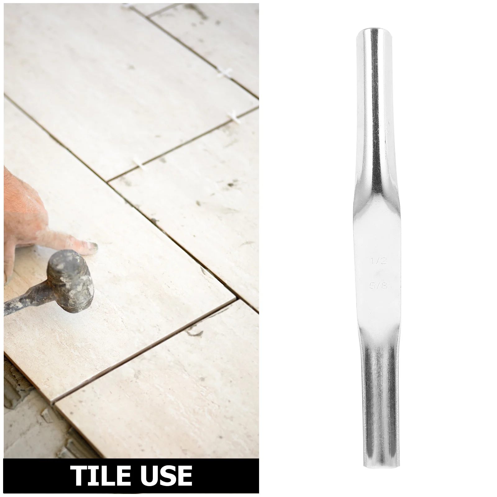 Herramienta de puntuación de ladrillo, diseño de doble cabezal, aplicador de huecos de azulejos, herramienta de eliminación de lechada para paredes de piso de azulejos, herramientas de puntería de ladrillo