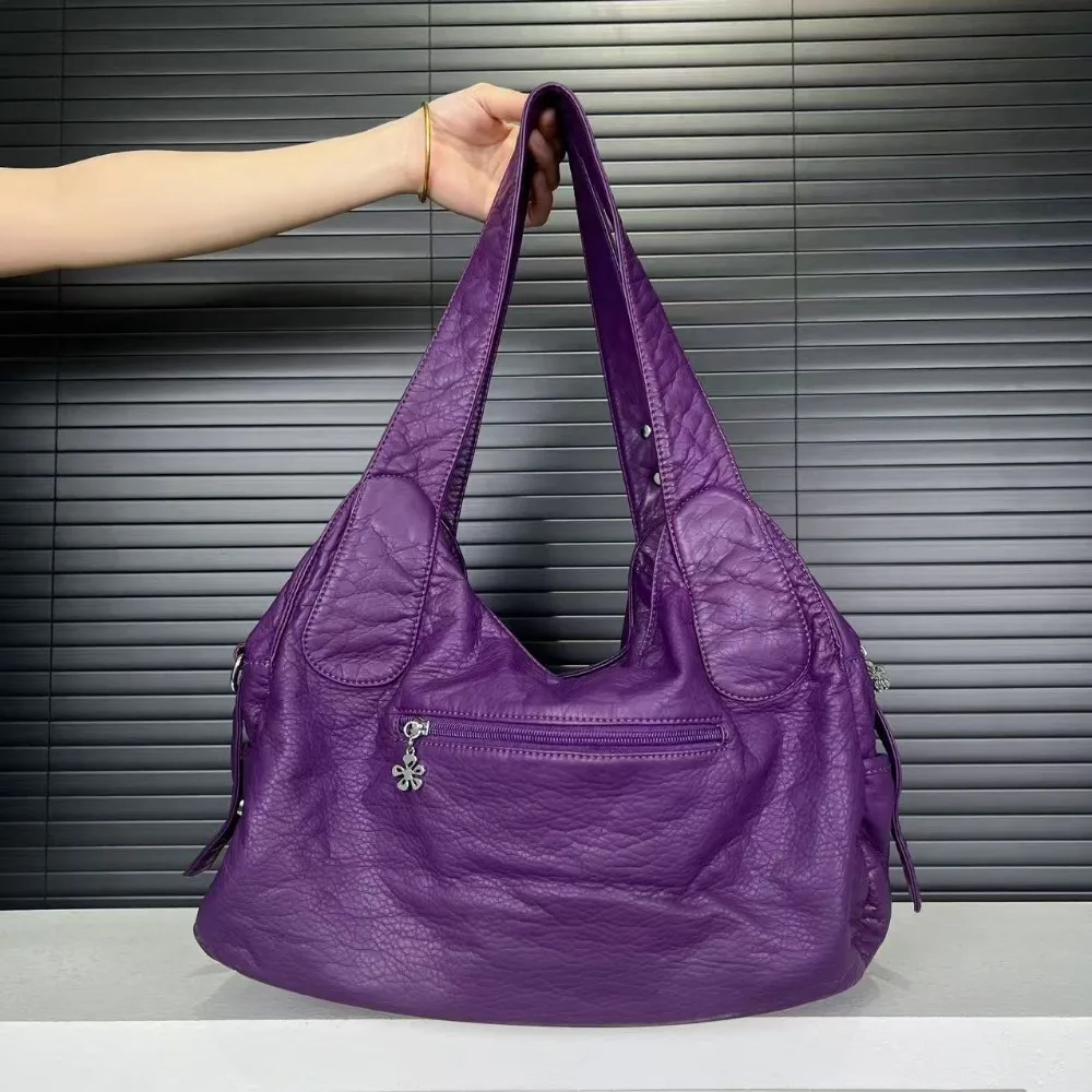 Modische Retro-Y2K-Handtasche für Damen, große Kapazität, mehrere Taschen, Punk-Umhängetasche – Detail 8