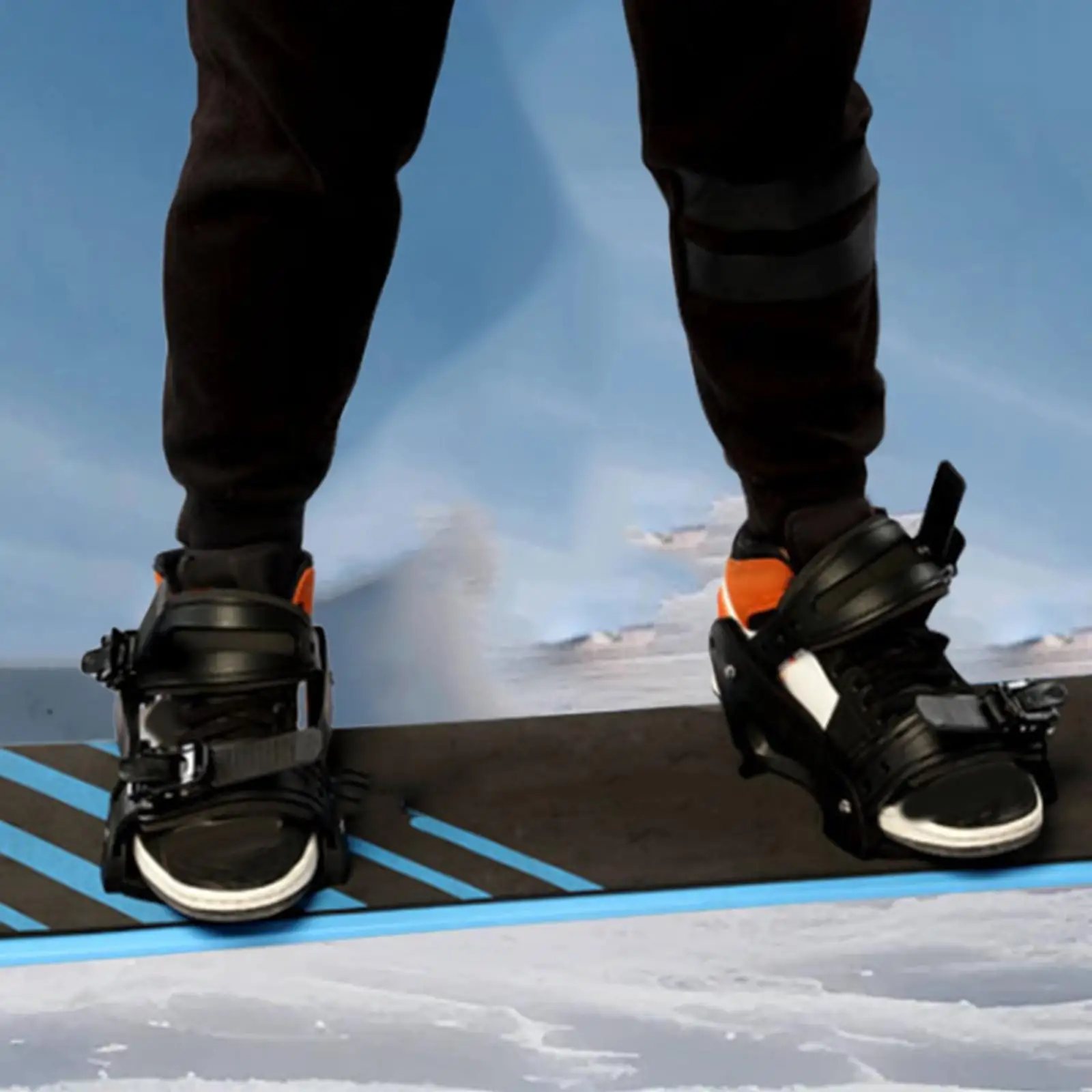 Adult Snowboard Bindings Adjustable PP Steel Snowboard Fixings Parts Holder for Winter Sports Activities