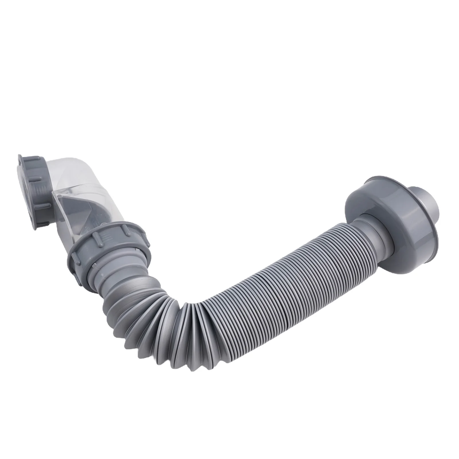 Kitchen Sink Drain Retractable Hose Set Deodorizing Filter With Stop Valve For Washbasin Bathroom Sink Anti Clogging Hose