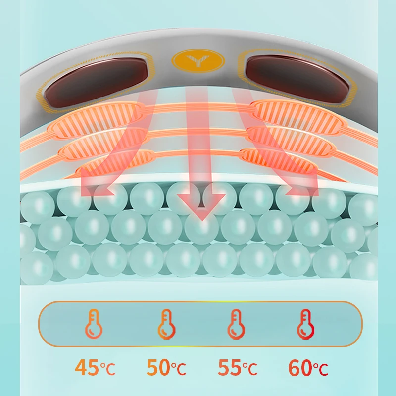 EMS cintura vibrador masaje cinturón Tens terapia estimulador para adelgazamiento corporal y uso del cabello producto de belleza y cuidado Personal