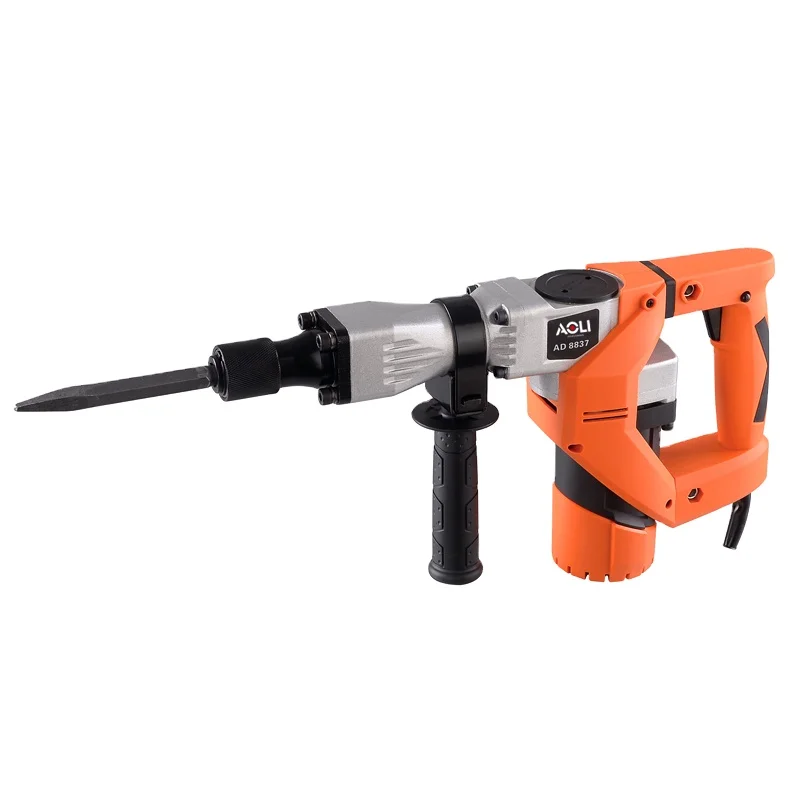 1800W High Performance Electric Jack Hammer for Professional Heavy Duty Concrete Construction Demolition Chisel Power Tool