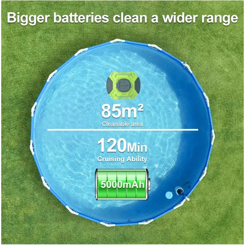 Robô elétrico de limpeza de piscina HOTBN/aspirador automático de piscina/limpador de robô para piscina