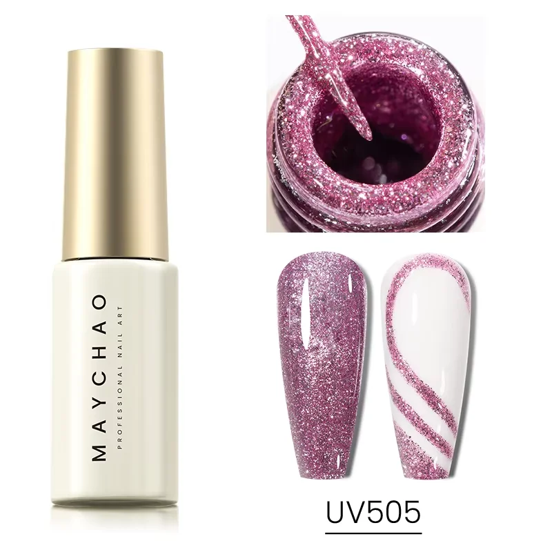 

MAYCHAO 5ML Wire Drawing Spider Gel Nail Polishes Semi-Permanent Nail Uolish UV Led Lamp For Nails Manicure DIY Nails Art