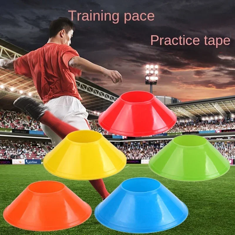 Soccer Training Sign Dish Pressure Resistant Cones Marker Discs Bucket Outdoor Basketball Football Training Sports Accessory