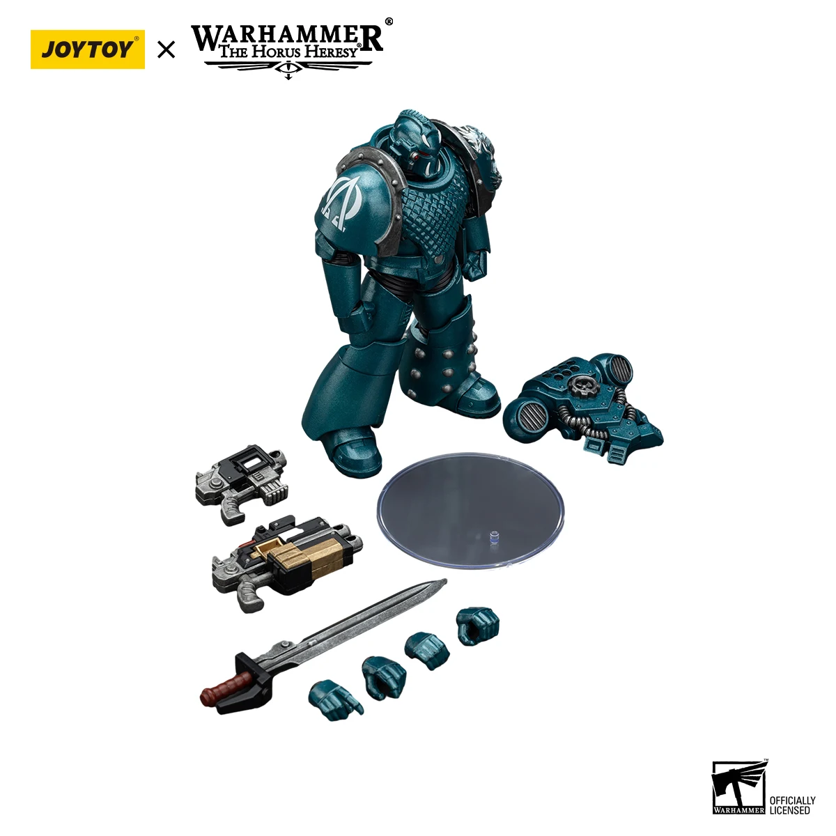 

JOYTOY 1/18 Action Figure Warhammer 40K Alpha Legion Headhunter Prime Model Toy