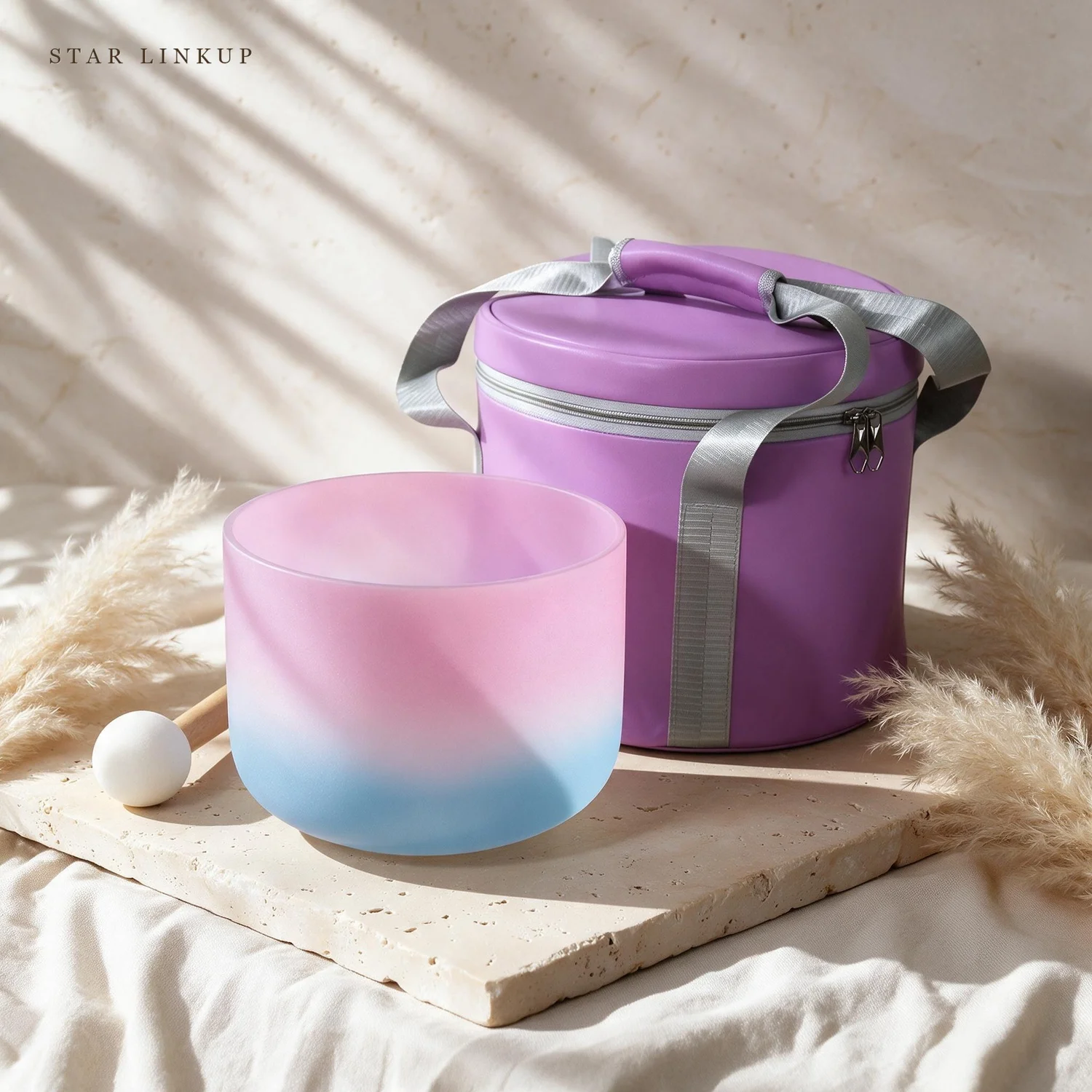 STAR LINKUP 432Hz Colorful Multi-Treasure Classic Seven Chakra Bowl Set Alchemy Crystal Bowls Crystal Singing Bowl for Meditation, Sound Healing, Yoga, Chakra Balancing, Stress Relief, Sound Bath, Home Decor and Spiritual Gift