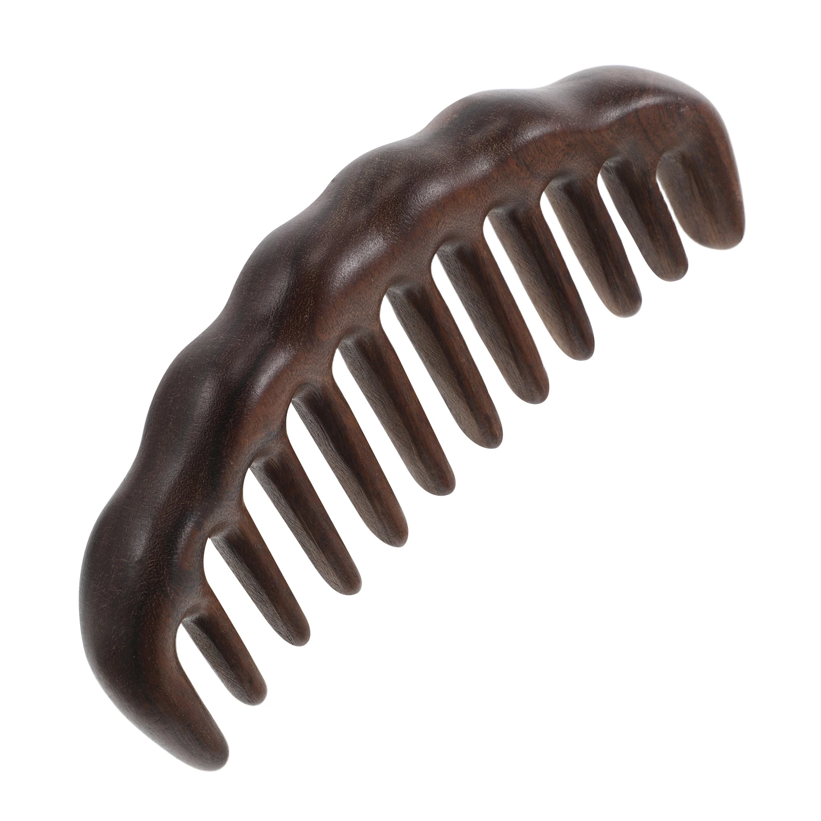 

Handmade Golden Sandalwood Scalp Massage Comb Fine Tooth Ergonomic Design for Daily Hair Detangling and Stimulation Portable