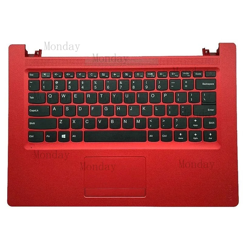 

W 5CB0M91279 Для Lenovo Ideapad 110-14 C Shell с клавиатурой, красная, английская раскладка, маленькая клавиша Enter