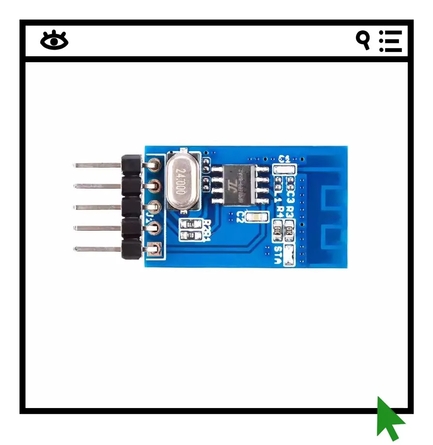 

2 шт. модуля прозрачной передачи данных Bluetooth KT6368A, прозрачная передача данных через последовательный порт, 5.1 BLE/2.1 SPP