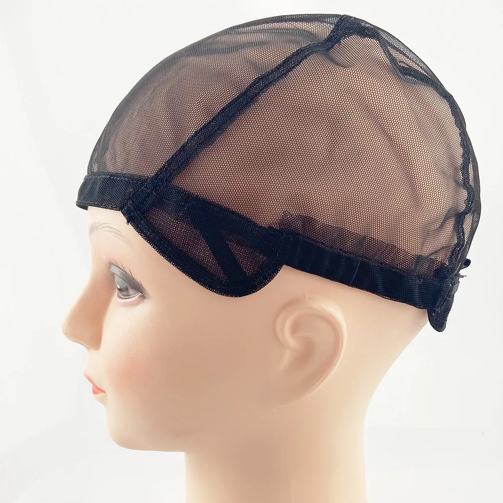 

Full Hand-Tied Lace Wig Cap, Spandex Dome Wig Cap, Lace Mesh Bottom Inner Net for Wig Making Supplies