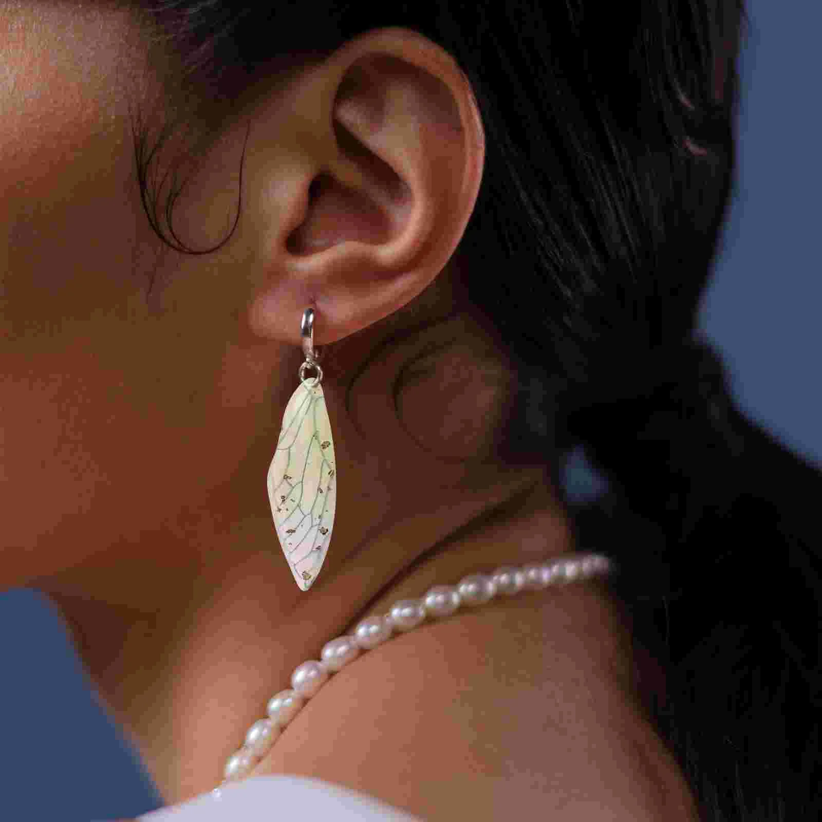 10 Pcs Gradient Dragonfly Wings Bracelet Charms for Jewelry Making Bracelets Jewlery