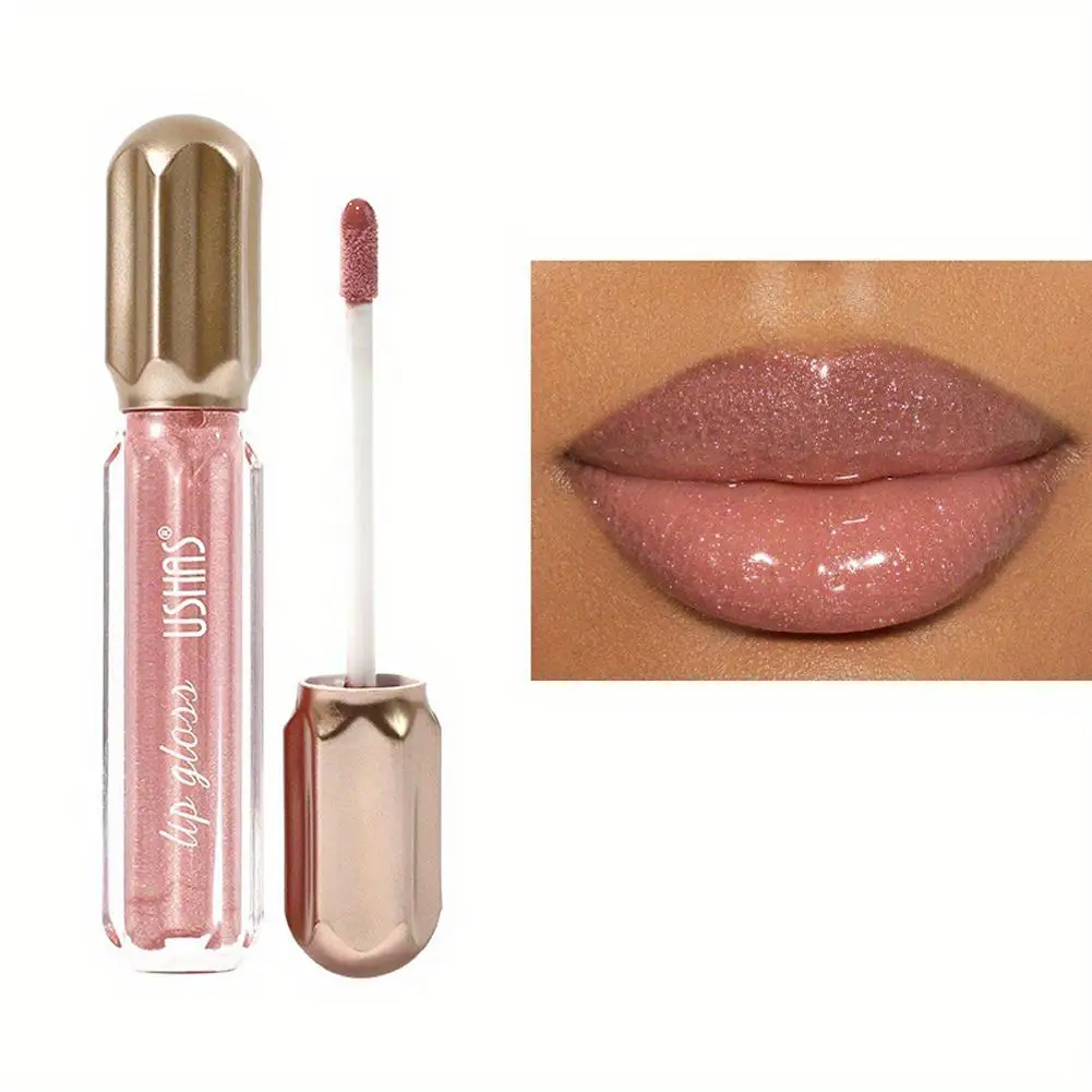 Shimmering Mirror Lipstick Glossy Lipstick Mirror Water Lip Gloss Waterproof Last Moisturizing Lip Glaze Glitter Pearl Lip 2026