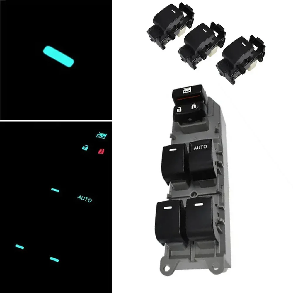 

RHD Highlander Backlight Lighted LED Power Single Window Switch For Toyota RAV4 RAV 4 Camry Corolla Yaris Vios