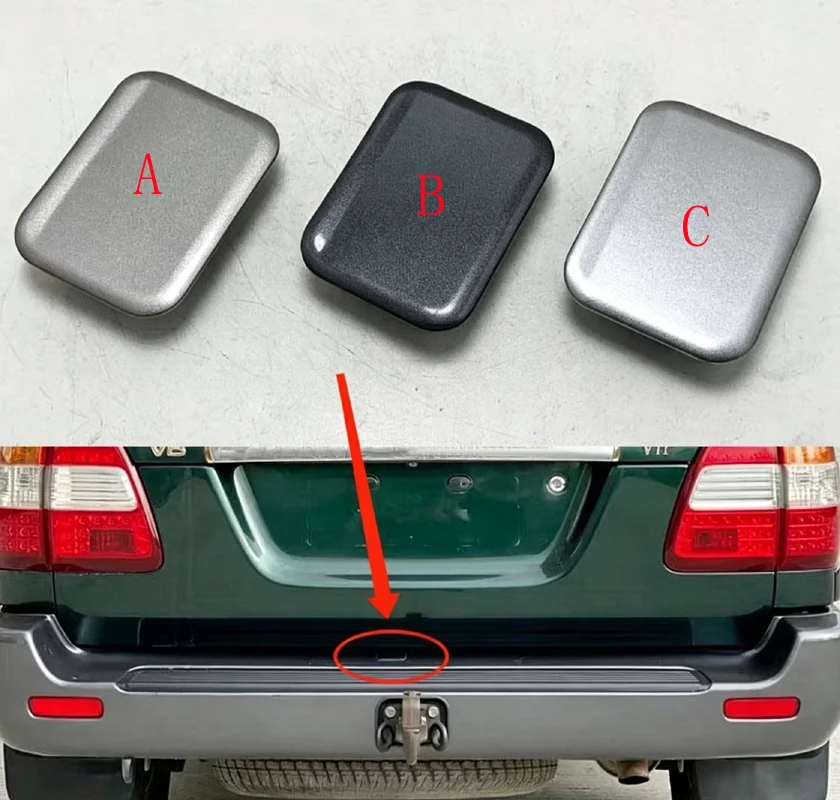 Rear Bumper Hole Cover Spare Tire Carrier Plug Cap For Toyota Land Cruiser LC100 4500 4700 Lexus LX470 Replacement Parts
