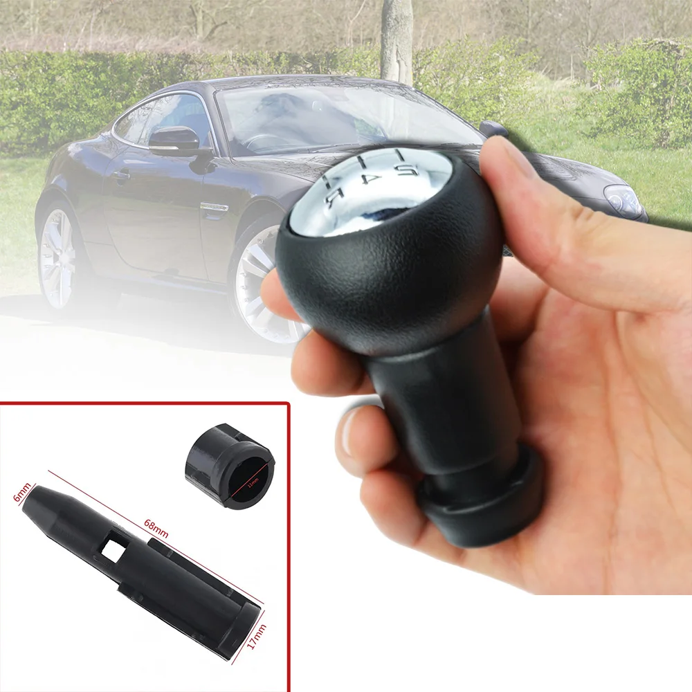 

5 Speed Gear Shift Knob Lever Pen Adapter Replacement for Peugeot 206 CC Hatchback Saloon SW 207 2009-2012 2403CN Accessories