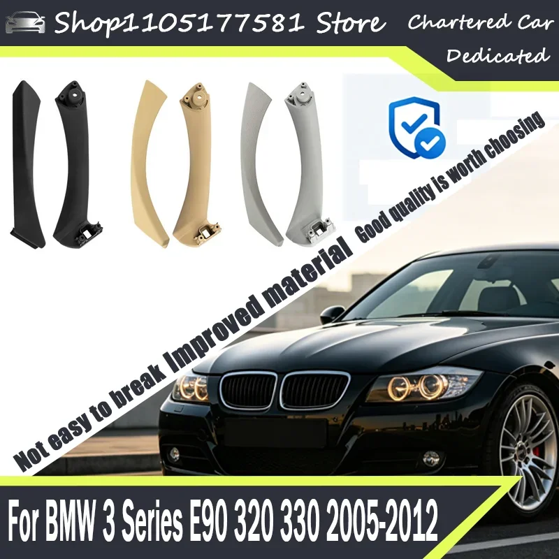 

Car Interior Door Handle Front Rear Pull Handle Inner Grab Handle Cover Trim For BMW 3 Series E90 2004-2012