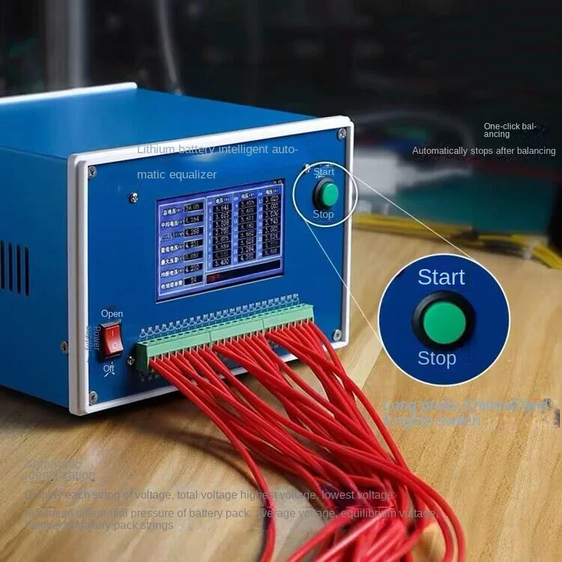 

Useful Equalizer for 2S-24S Lithium Battery Intelligent Discharge Balancer Maintenance Repair Tool 1.5-4.5V 24-String Useful
