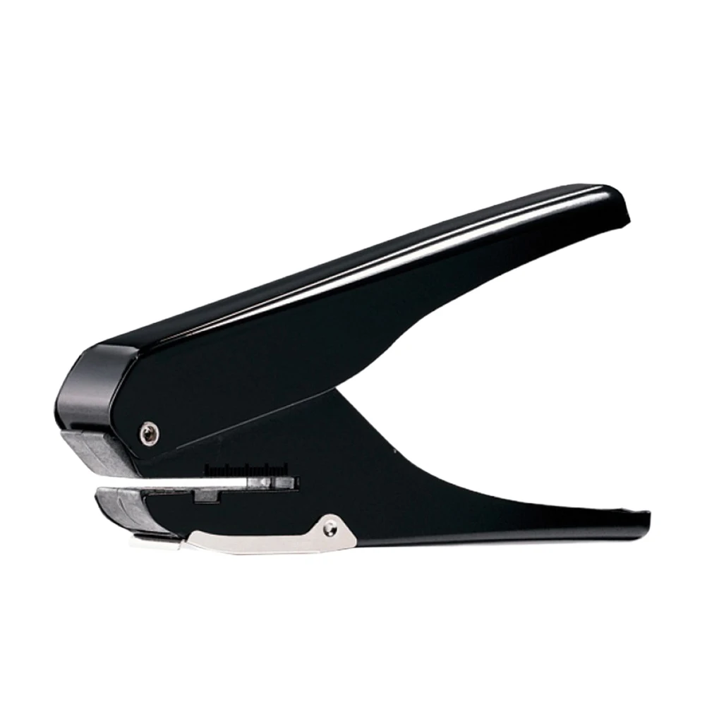 

Oval Hole Puncher for Certificate Paper Card Single Hole Punching Machine 10 Sheets Durable Metal Office Craft Sewing