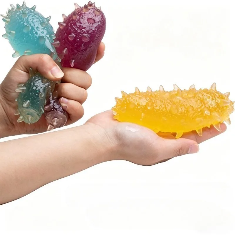 Squishy Stretchable Sea Cucumber Fidget Toy Trepang Slow Rebound Anxiety Relief Sensory Squeeze Toys for Adults Birthday Gifts