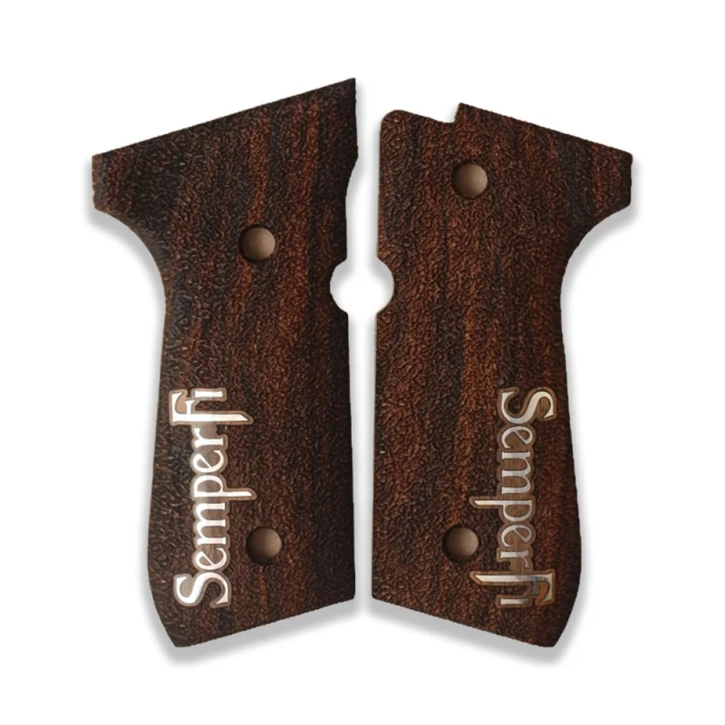 KSD Brand Beretta 92FS, 92 A1, 92G, 92D, 96, M9 Compatible Walnut Grip