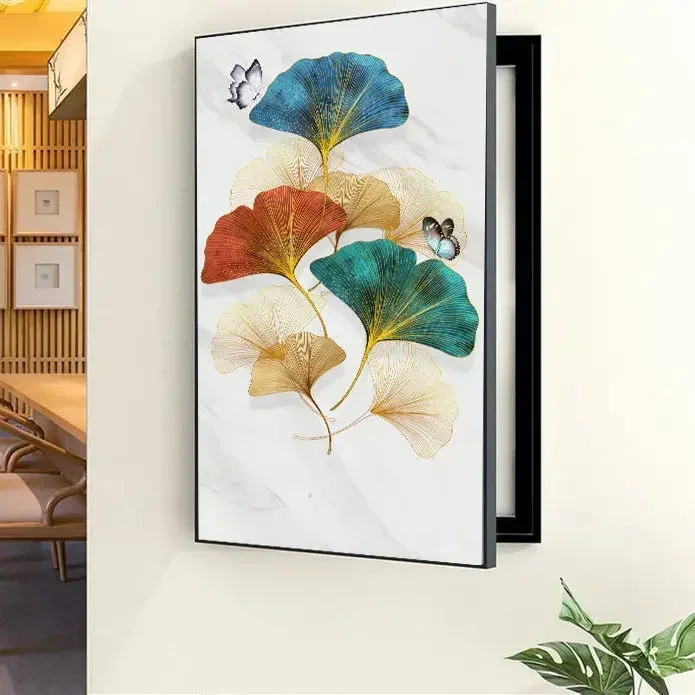 Decorative Painting of Meter Electric Box Covers Modern Creative Pictures Poster Mural with Frame Home Live Room Wall Art New