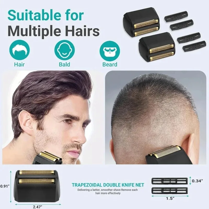 Replacement Head Foil & Cutter Compatible with Series Vanish Shaver 8173-700 New 1/2 Pcs