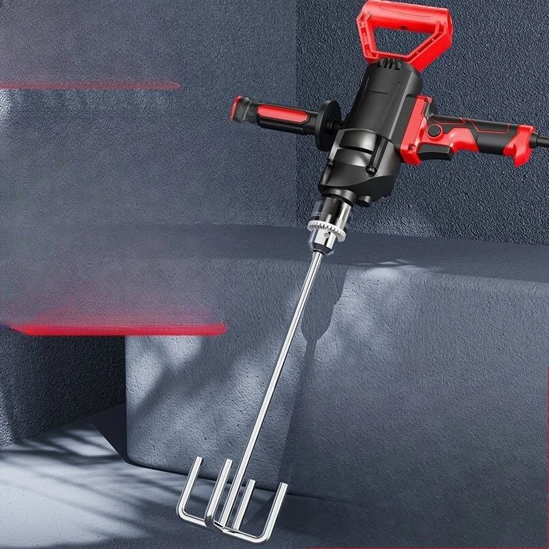 

High power putty powder cement mixer Multifunctional ash beater Handheld electric drill mixer