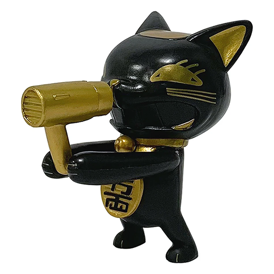 Figura de Anime Dandad Turbo abuela de 9cm, figura de acción periférica de gato Kawaii de PVC, adorno decorativo de escritorio, manualidades, regalos, Juguetes