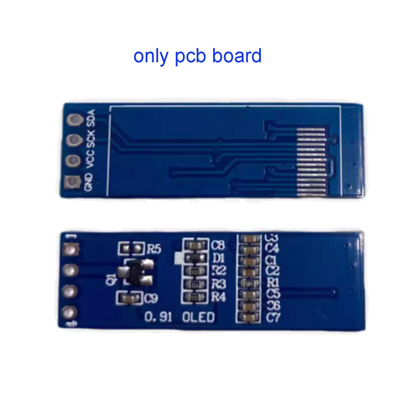 0.91 Inch 128*32 128x32 OLED Display Module SSD1306 control I2C  IIC interface 4pin / 14pin Blue Yellow White
