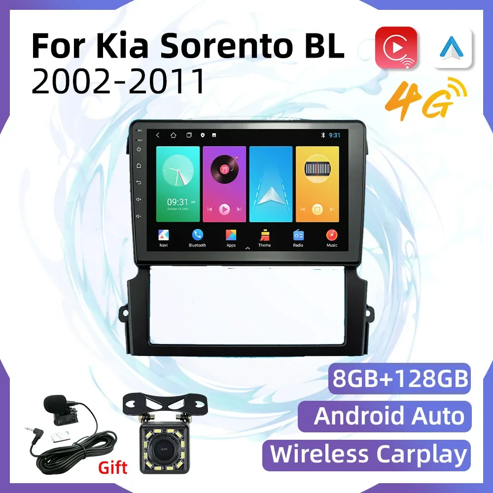 

2 Din Android Car Radio Stereo for Kia Sorento BL 2002-2011 Car Multimedia Player GPS Navigation Head Unit Autoradio Audio Auto