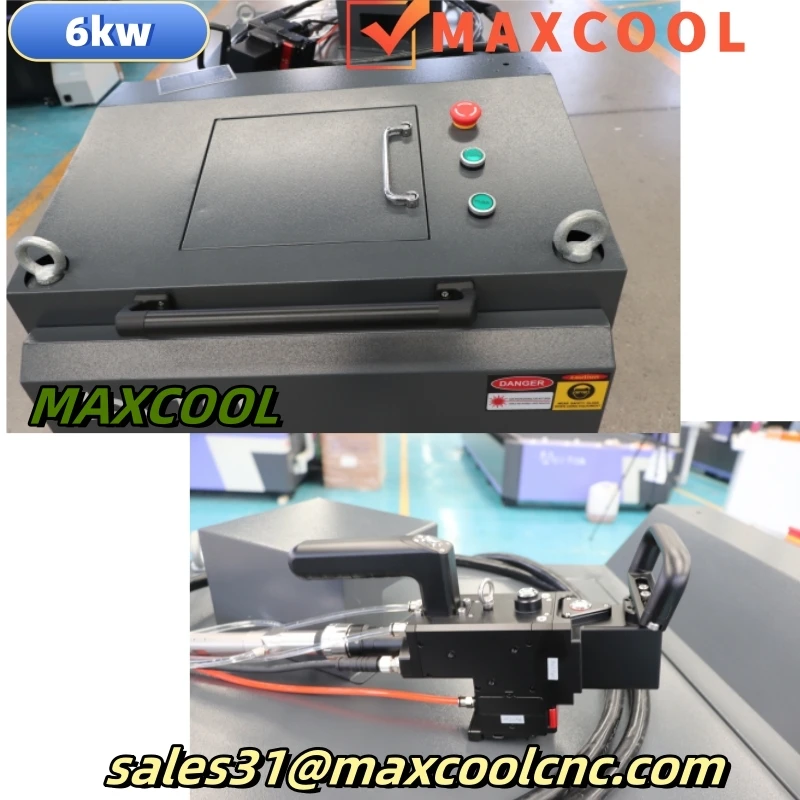 

Rust Oil Stains Laser Remover of Iron Steel Oxide Layer Water Cooled Continuous Laser Cleaner Portable Laser Welder 6kw