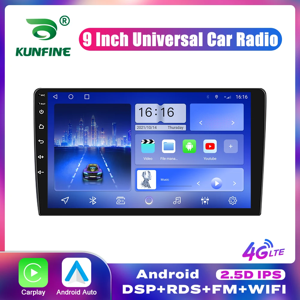 9 INCH 2GB RAM 32GB ROM Android Car radio Multimedia Video Player Universal auto Stereo GPS BT Carplay Steering Wheel control