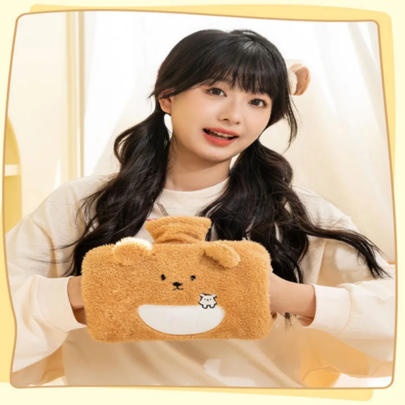 

Грелки для рук с горячей водой, плюшевые игрушки-подушки, мультяшные грелки-куклы, грелки для рук, подушки для офисного сна, грелки-бутылки с горячей водой