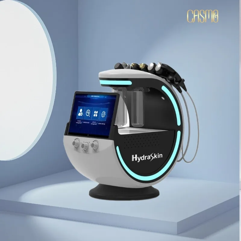 

Professional Ice Blue Hydrofacial Machine 7-in-1 Hydra Dermabrasion Skin Analysis Multi-function Facial Care Device