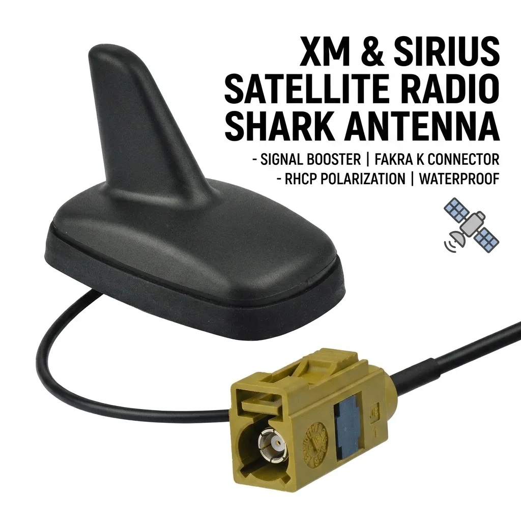 

Супутниковая радиостанция Superbat 2320-2345 МГц XM GPS Shark Sirius, спутниковая радиостанция, усилитель сигнала, антенна, разъем Fakra «K»