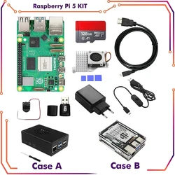 Raspberry Pi 5 4GB 8GB RAM Dev Board Computer 2.4GHz Cortex-A76 CPU VideoCore VII GPU Optional Case Fan Power Supply for Pi5