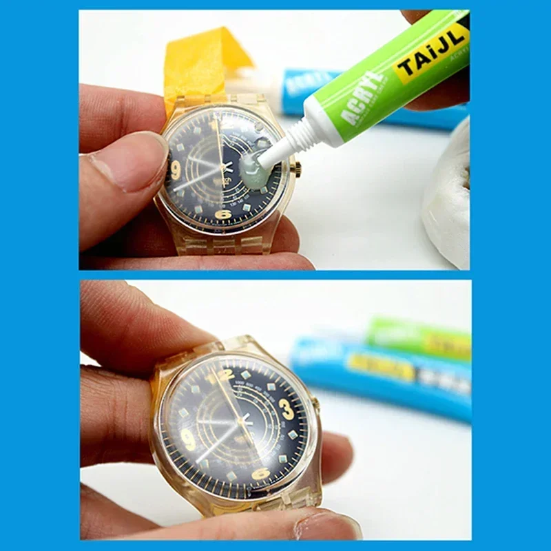 Watch Remover Polishing Polywatch Plastic 1pc/1set Watch Acrylic Glasses Sanding Paste Repair Scratch Paste 5g