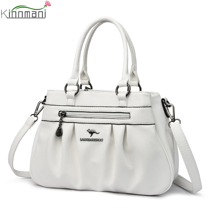 Borsa a tracolla a 3 strati in pelle di marca per donna 2024 borse a tracolla femminili Messenger Sac borsa a mano da donna di design di lusso