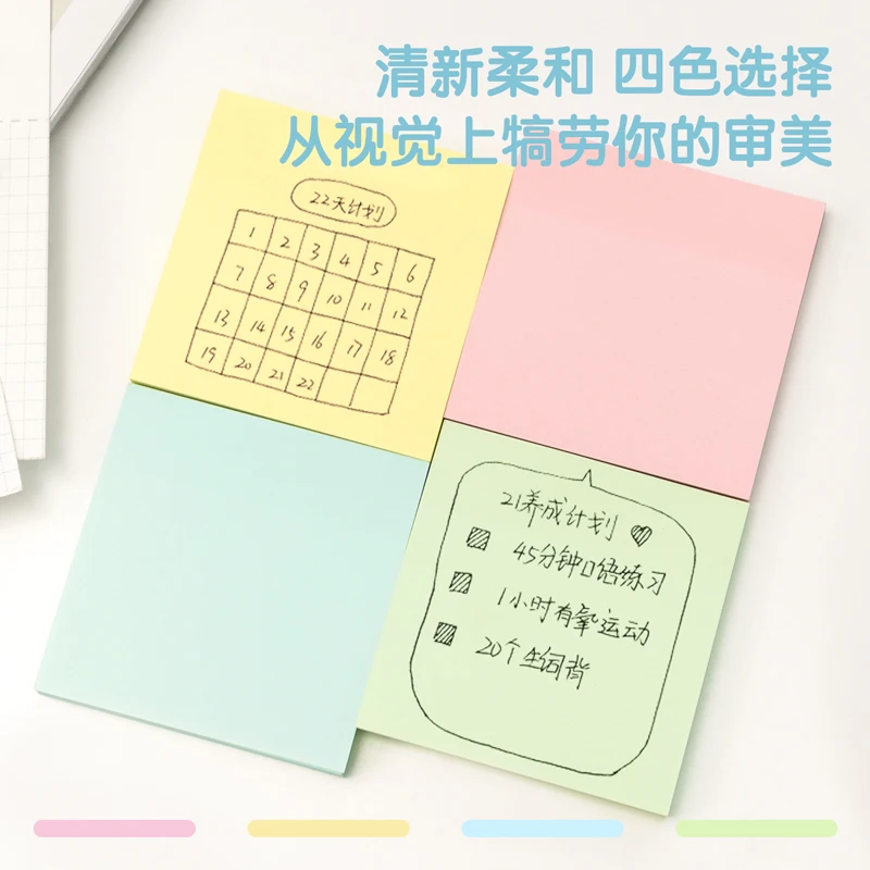 1 Chiếc Chú Miếng Lót Đồ Dùng Học Tập Tự Dính Memo Pad Notepad Đánh Dấu Trang Nhà Quy Hoạch Dán Đồ Công Sở Văn Phòng Phẩm