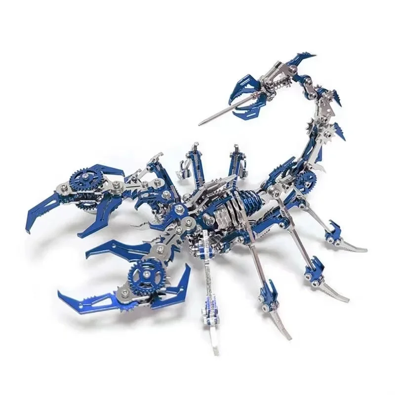 3D Puzzle Colorful Scorpion King Metal Steampunk Mechanical Insect Model Kit DlY Assemble Adult Gifts For Kids adults Toy