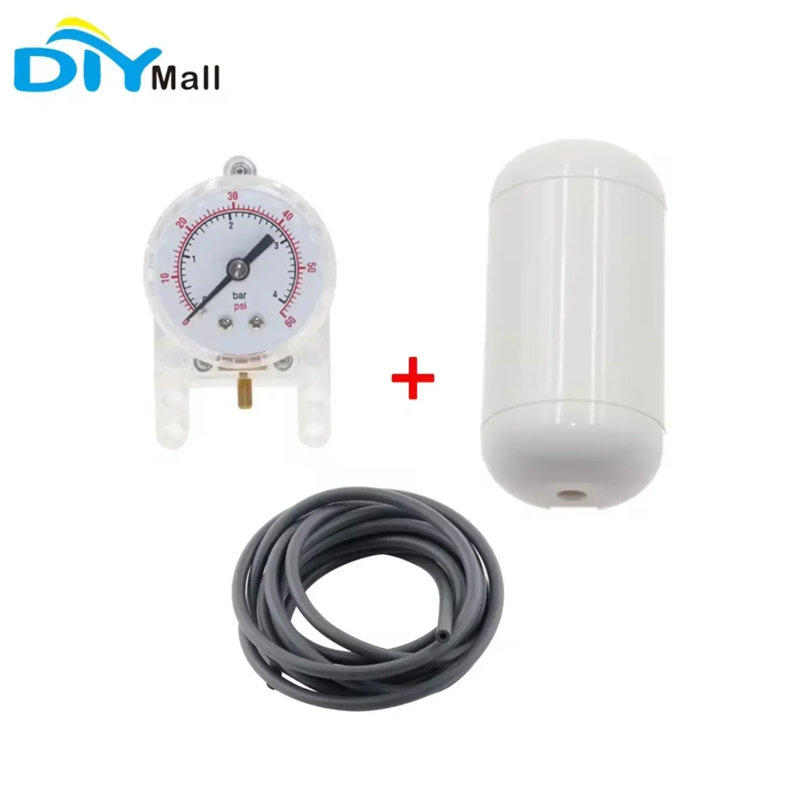 Pneumatic Hose Barometer Air Tank for 75974 64065 MOC Power Functions Technical Parts Building Blocks Bricks DIY Toys