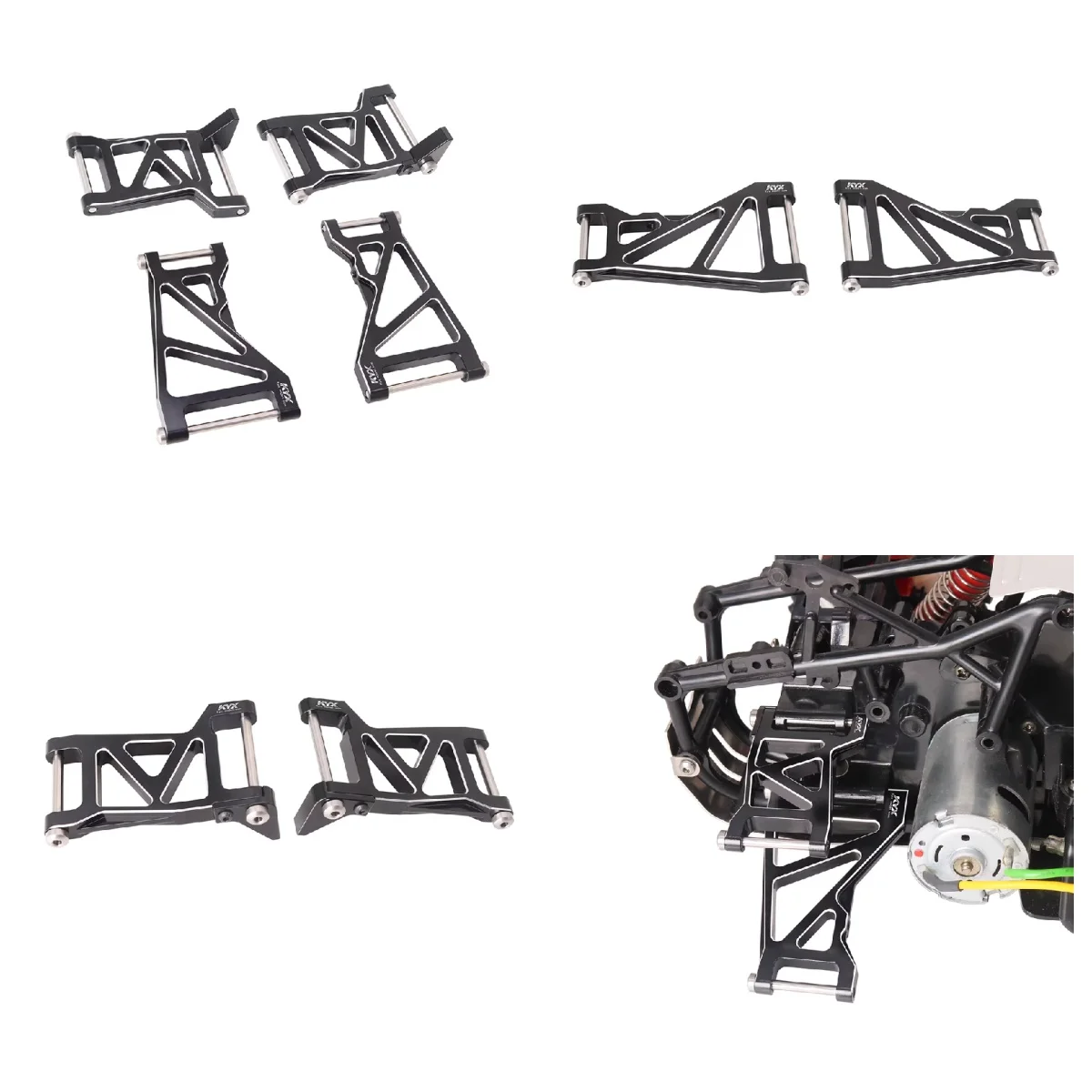 Tamiya 1/10 Hotshot II 2024 Edition 58737 Aluminum Alloy Rear Upper and Lower Rocker Arms